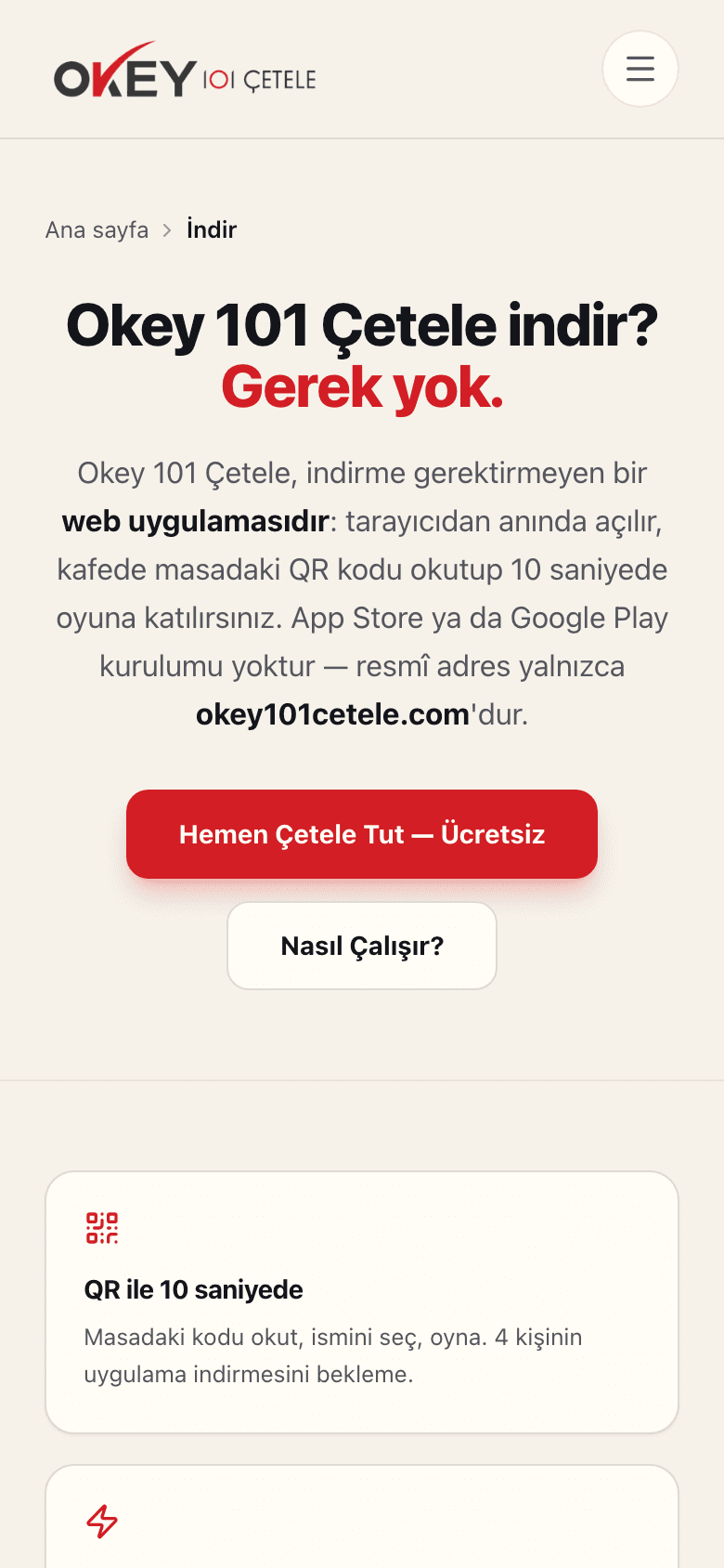 İndir sayfası