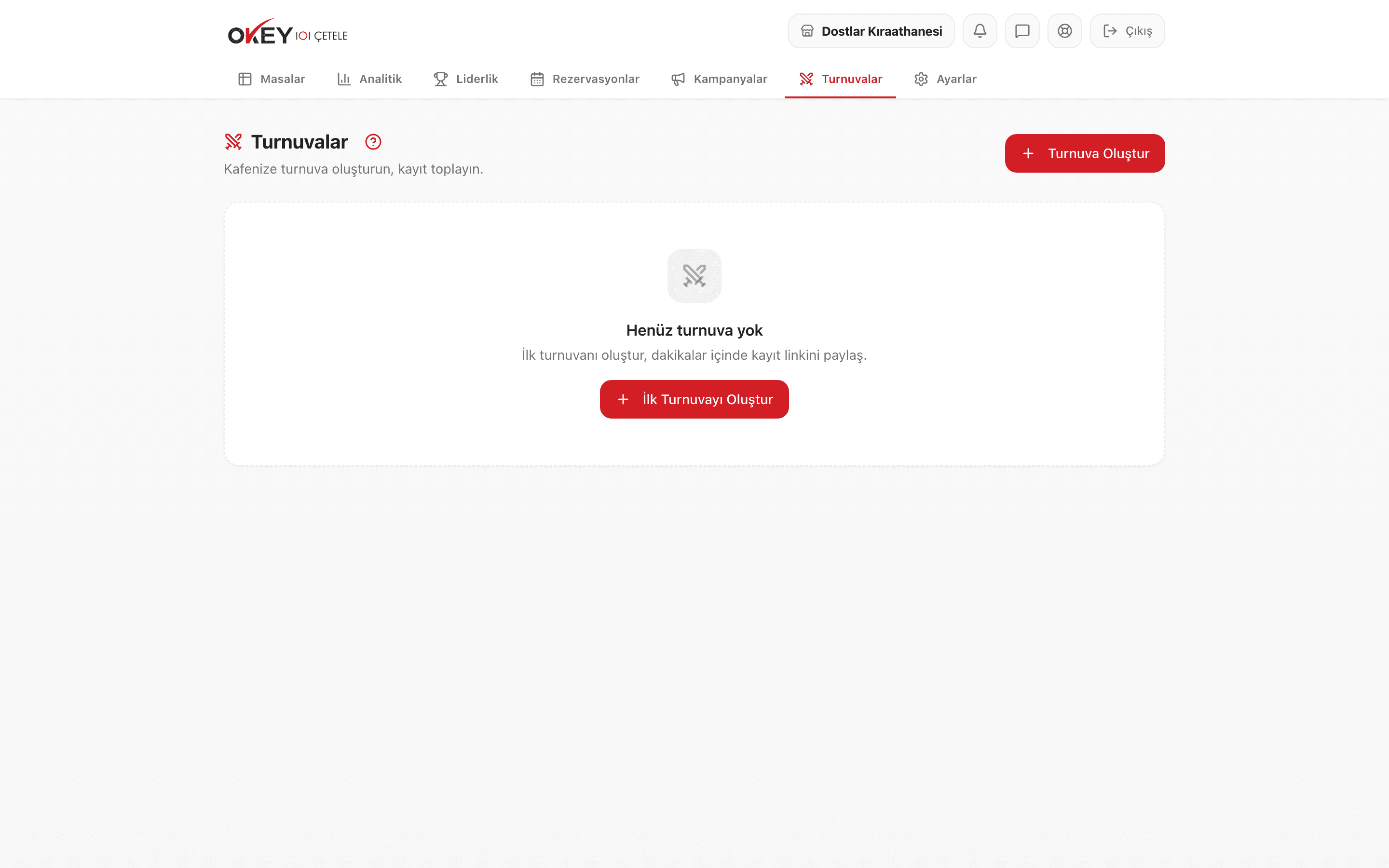 Turnuva listesi